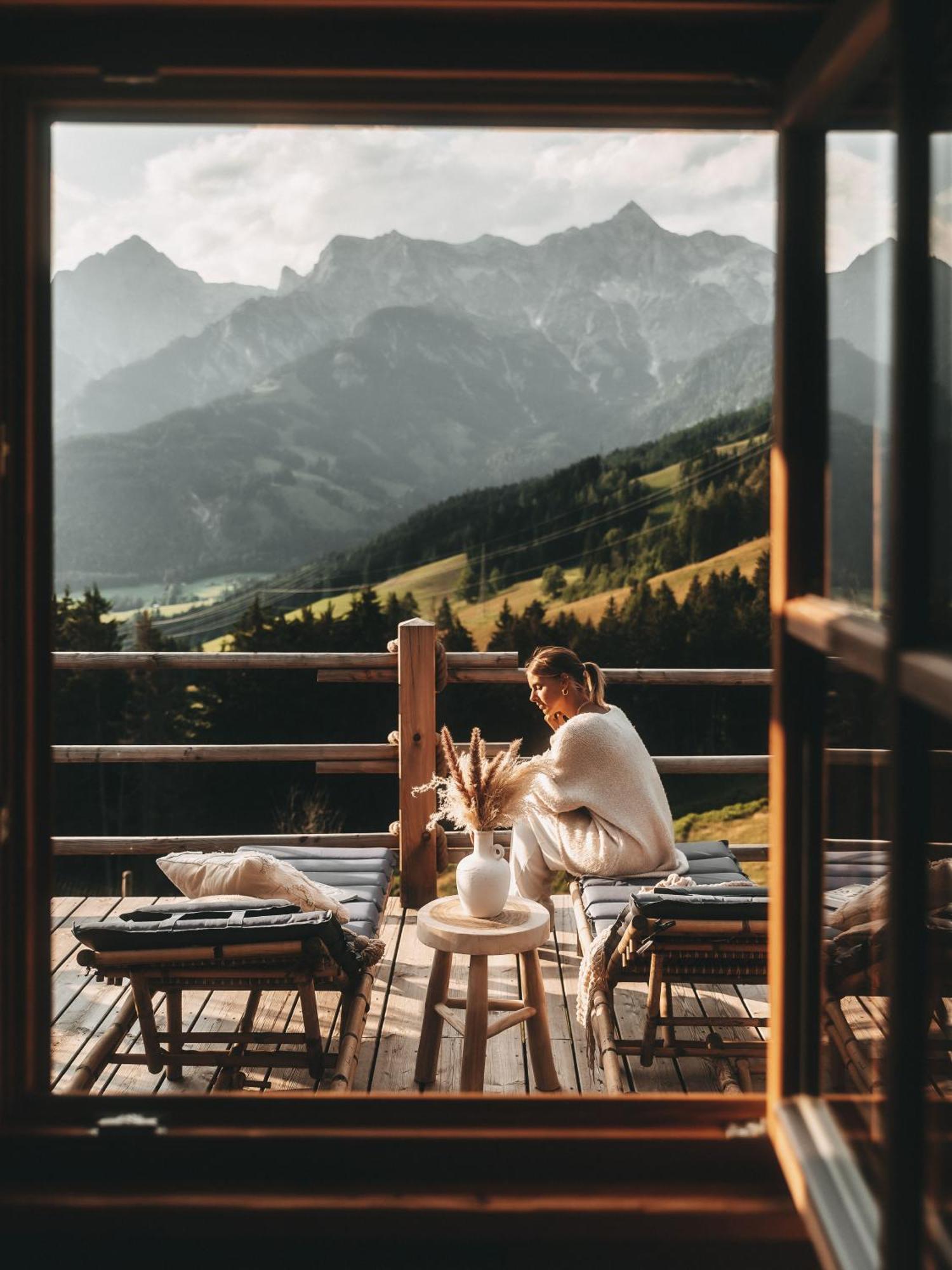 Jufenalm Boho Hotel & Restaurant Maria Alm am Steinernen Meer Kültér fotó